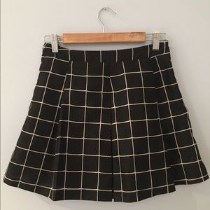 Urban Outfitters Grid-Pattern Skirt